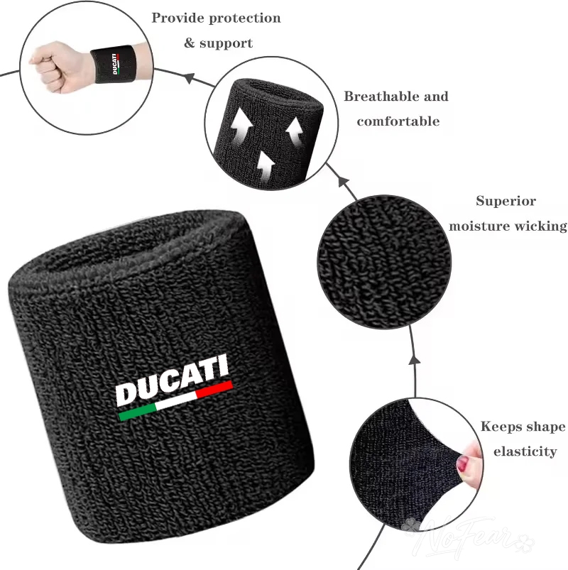 New Sweatbands Sports Wristban - Motorcycle Gear Oil recension och pris