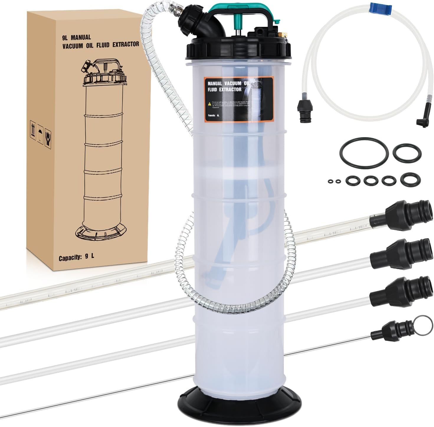 GOOACC Oil Extractor Pump 9L M - Motorcycle Gear Oil recension och pris