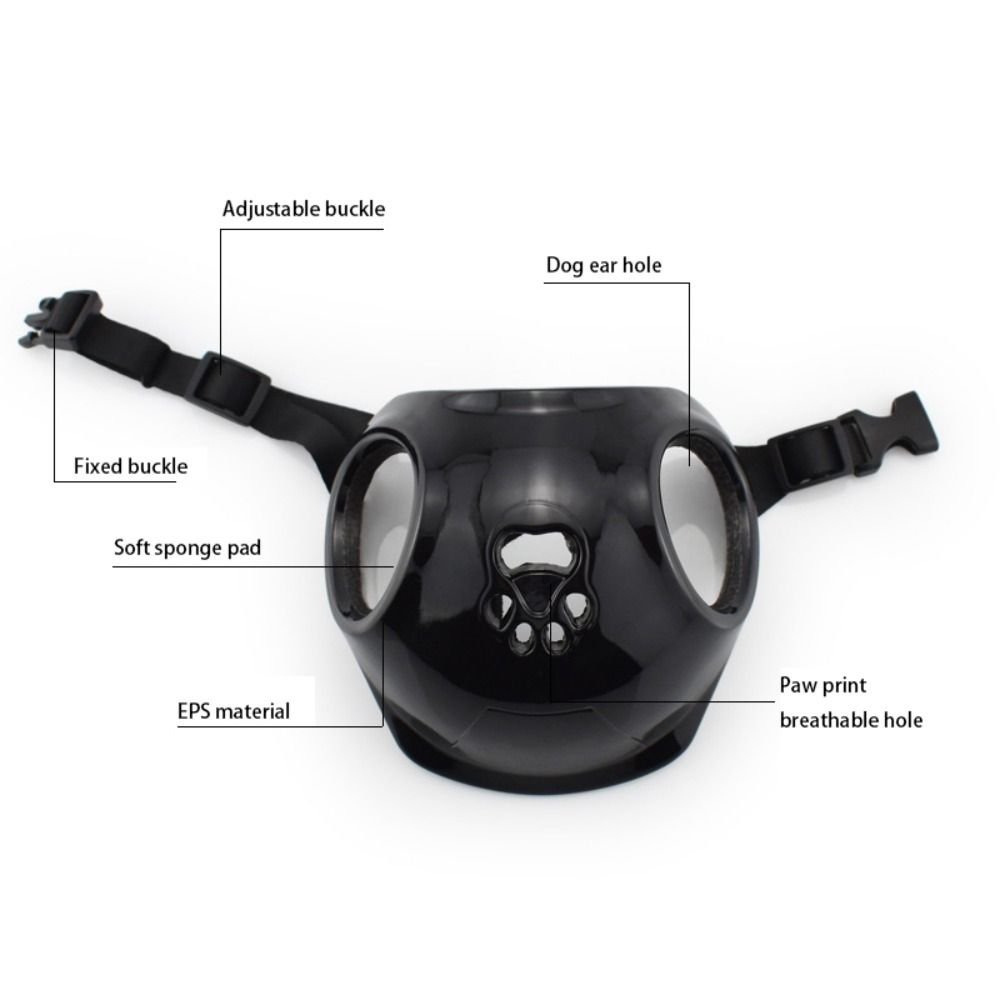 Plastic Pet Dog Helmets With E - Motorcycle Gear Dogs recension och pris