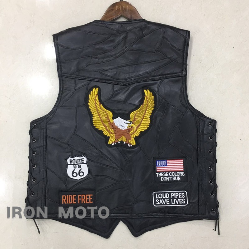 NEW Motorcycle Vests Men Cafe  - Motorcycle Gear Vest recension och pris