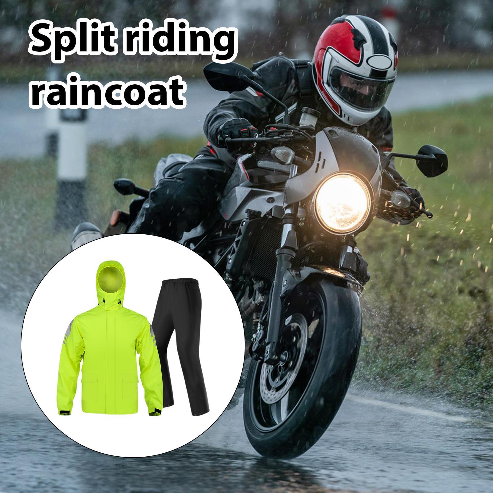 Waterproof Rain Suits for Men  - Motorcycle Gear Rain recension och pris