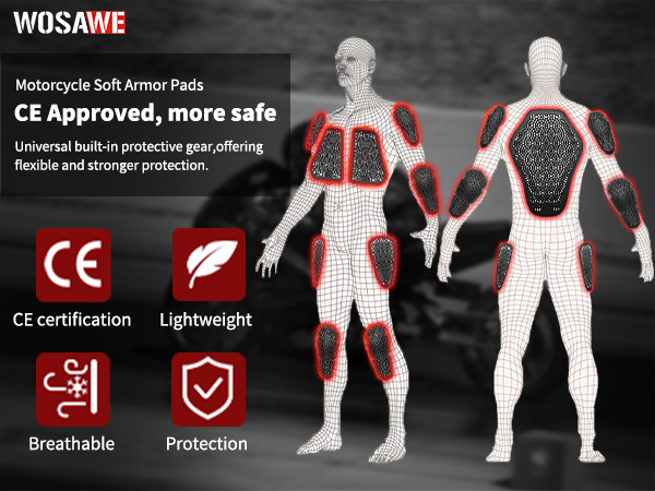 CE Level 1 Moto Motorcycle Bac - Motorcycle Gear Protection Levels recension och pris