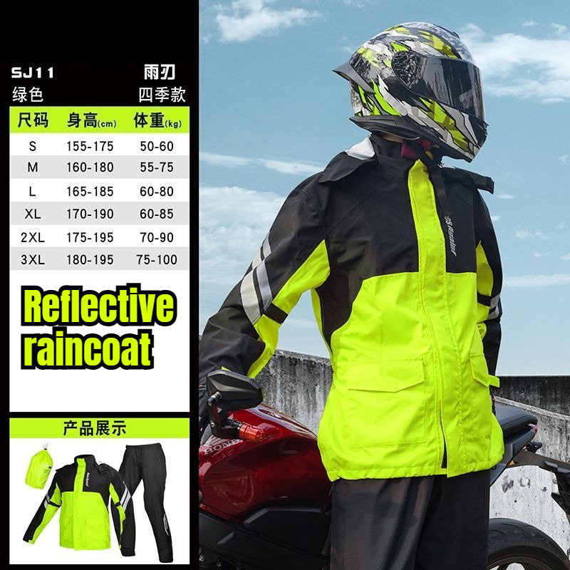 Motorcycle Rain Suit Split Typ - Motorcycle Gear Rain recension och pris