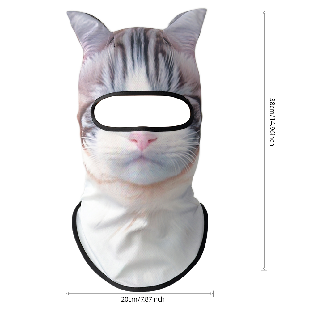 3D Animal Face Mask Motorcycle - Motorcycle Gear Dogs recension och pris