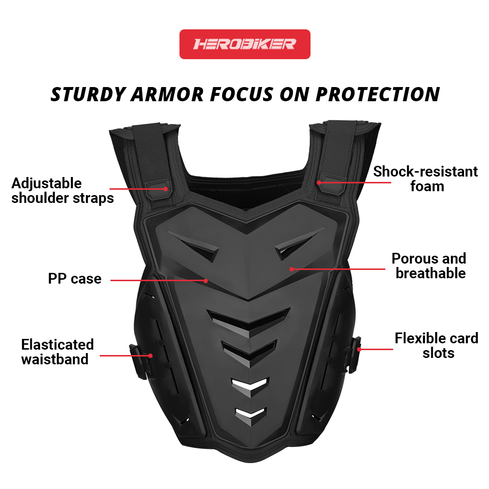 Motocross Body Armor Motorcycl - Motorcycle Gear Vest recension och pris