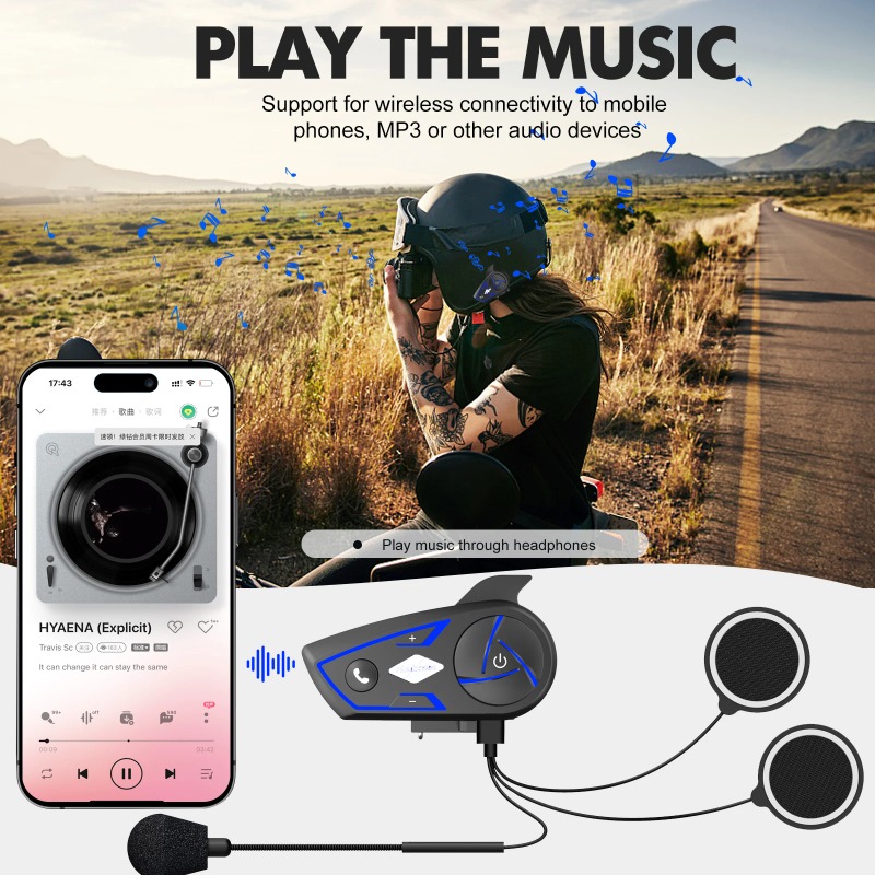 2026 New Houtonsen S3 RGB Tri  - Intercom Headset Helmet recension och pris