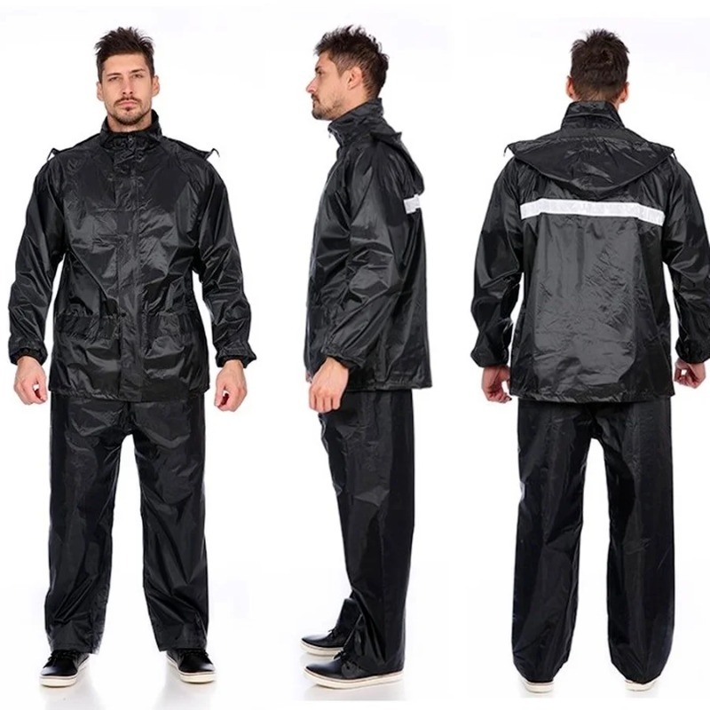 Black Motorcycle Black Adult R - Motorcycle Gear Rain recension och pris
