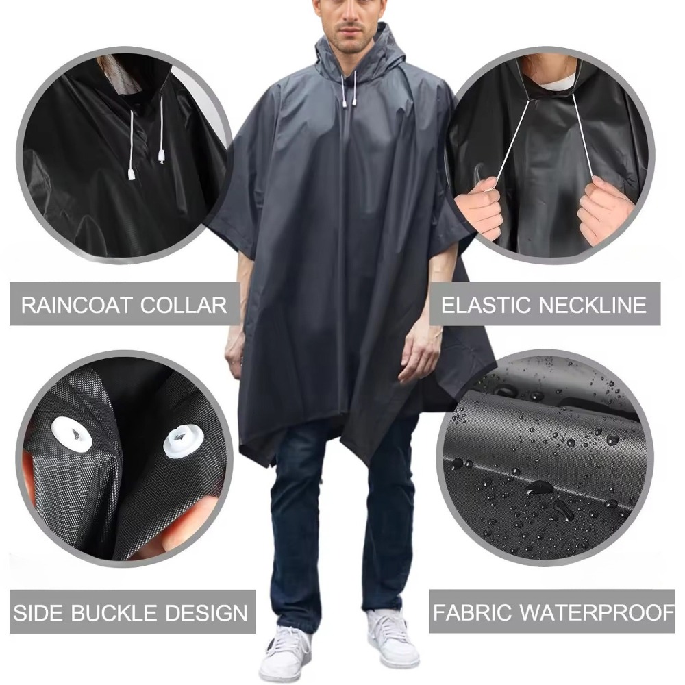 3 in 1 Waterproof Rain Poncho  - Motorcycle Gear Rain recension och pris