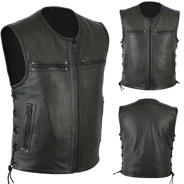 New Solid Color Stand Collar L - Motorcycle Gear Vest recension och pris