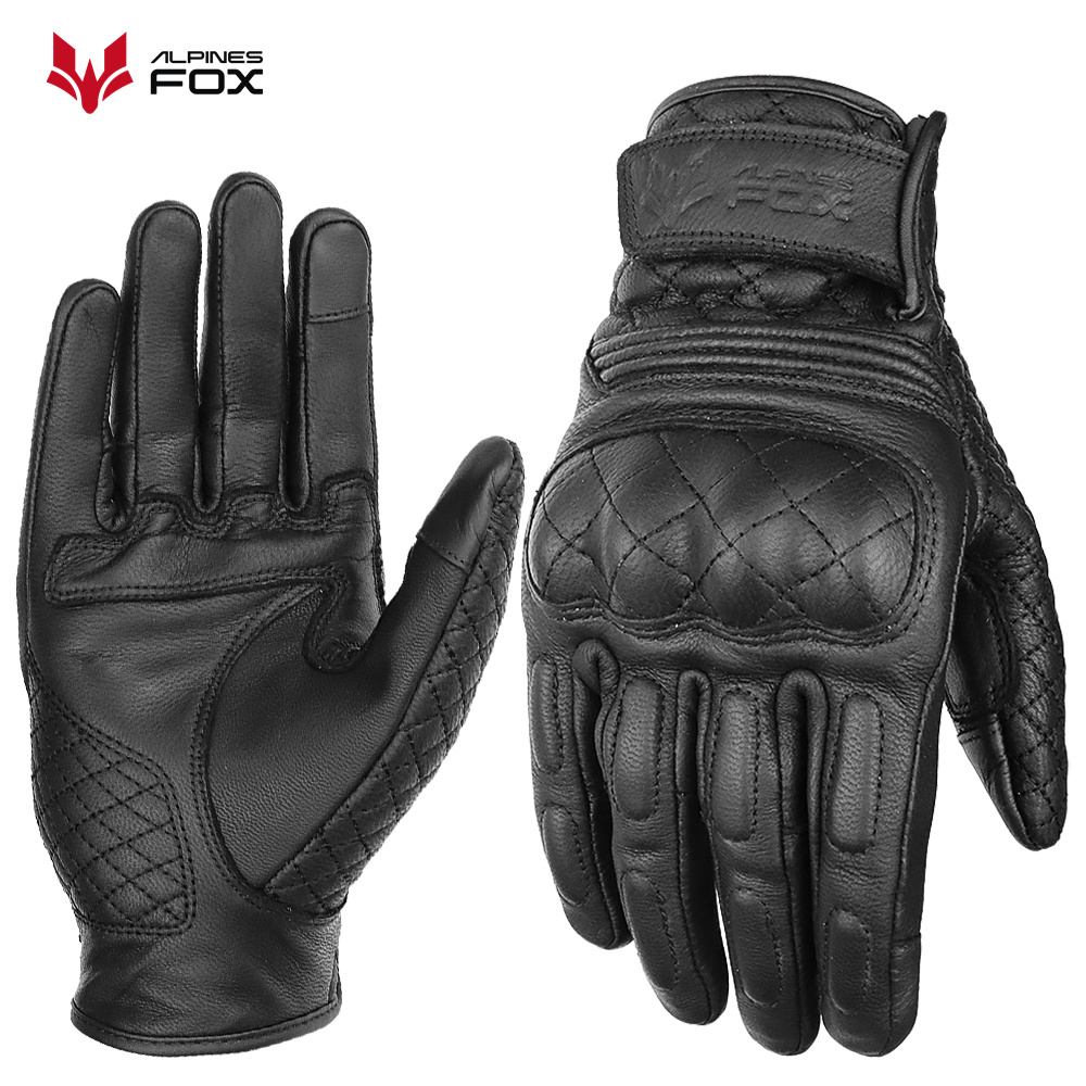 Retro Motorcycle Gloves Real L - Motorcycle Gear Used recension och pris