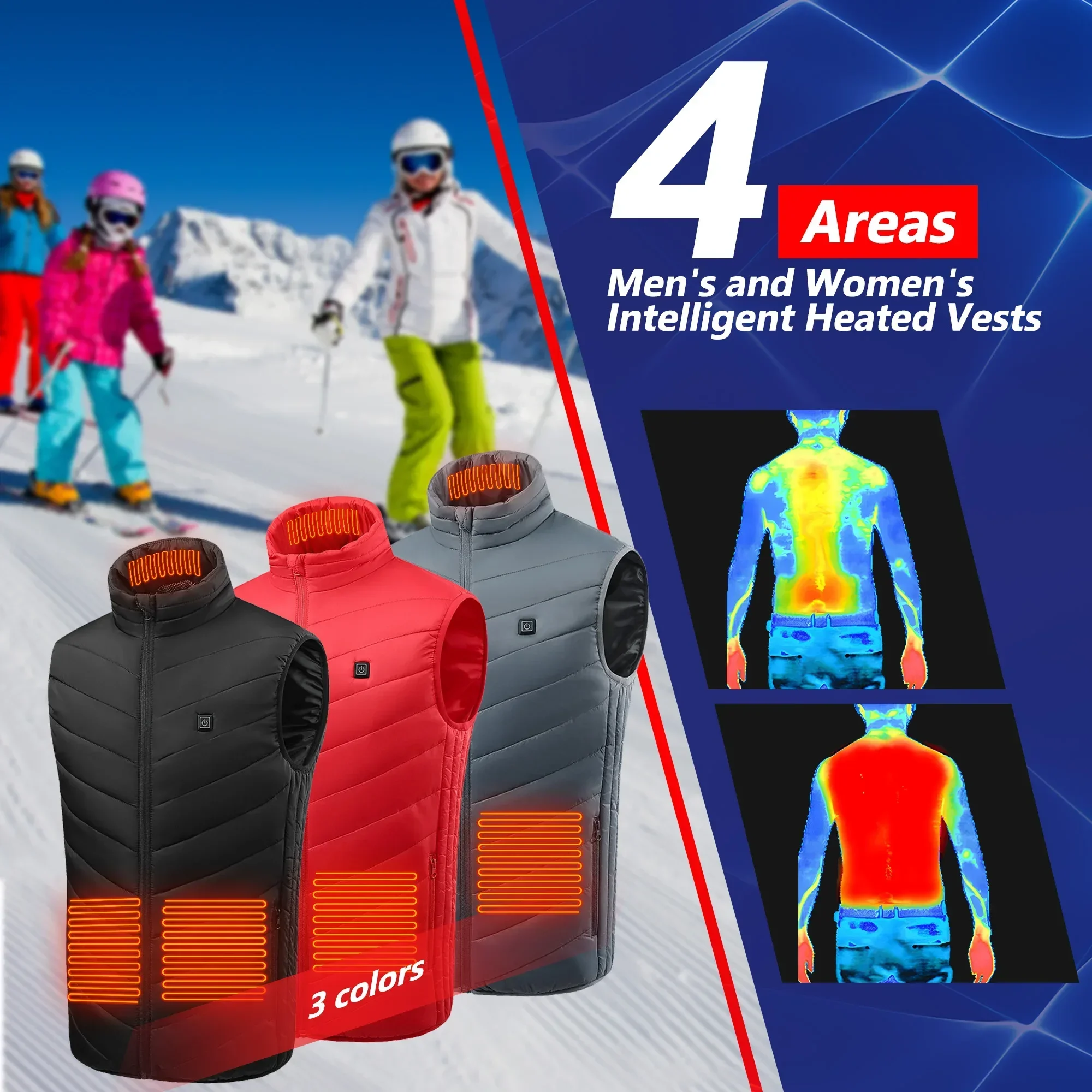 21 Heated Vest Electric Heated - Motorcycle Gear Vest recension och pris