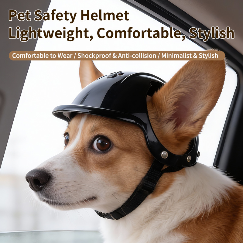 1Pc Cute 3D Paw Pet Helmet for - Motorcycle Gear Dogs recension och pris