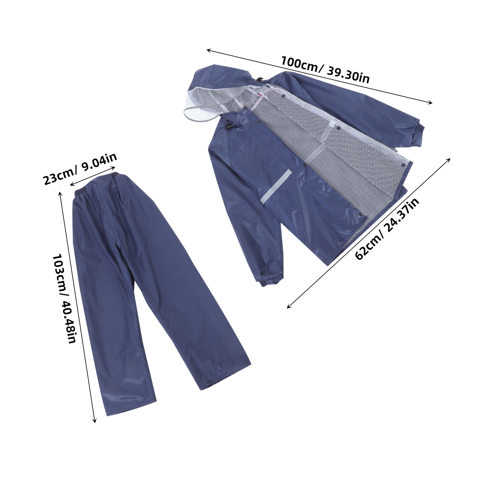 Reflective Motorcycle Raincoat - Motorcycle Gear Rain recension och pris