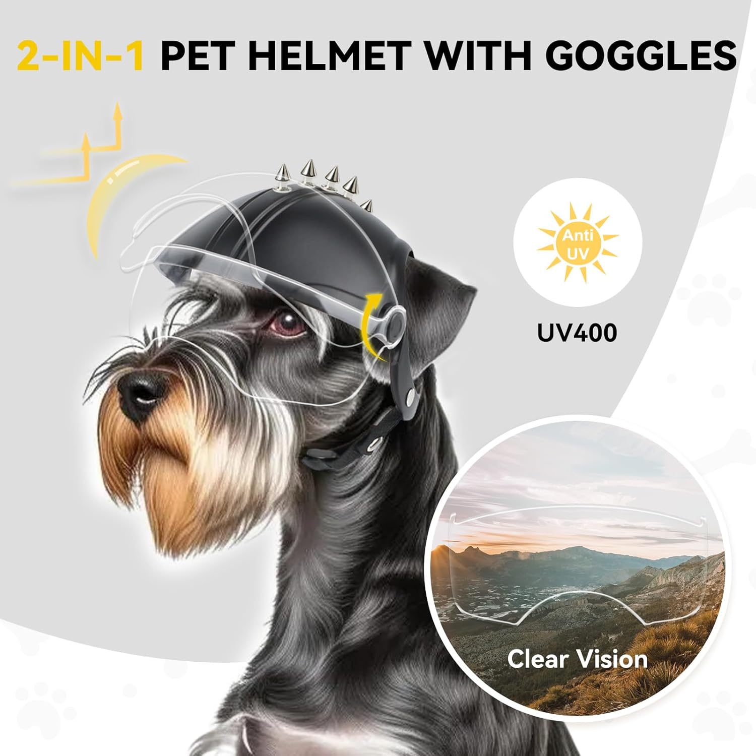 Small Dog Helmet Pet Motorcycl - Motorcycle Gear Dogs recension och pris
