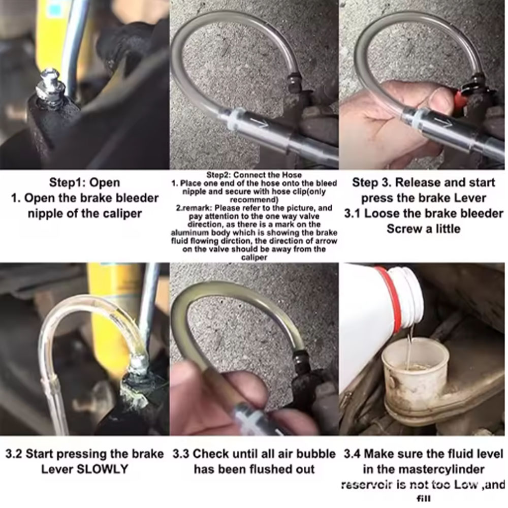 1Pcs Brake Fluid Bleeder Hose  - Motorcycle Gear Oil recension och pris