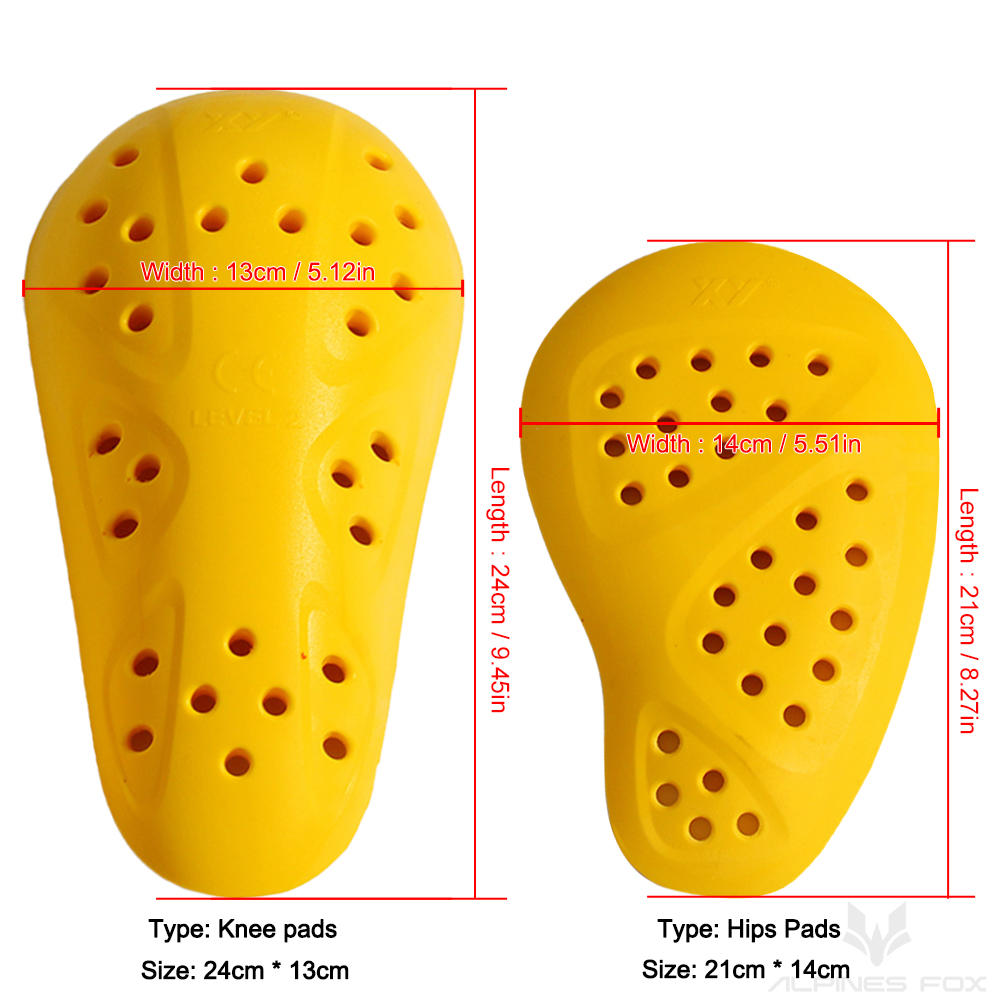 CE Level 2 Approved Knee Pads  - Motorcycle Gear Protection Levels recension och pris