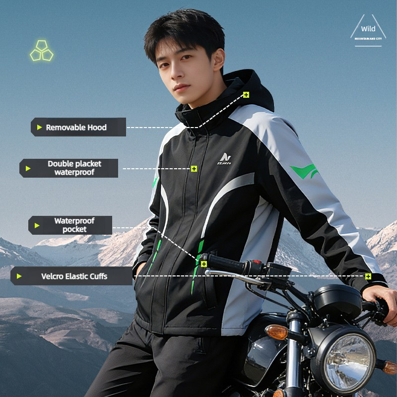 Motorcycle Rain Suit Men Water - Motorcycle Gear Rain recension och pris