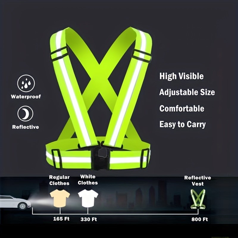 High Visibility Reflective Saf - Motorcycle Gear Vest recension och pris